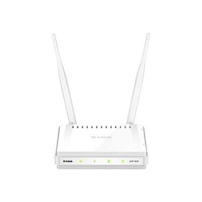 D-Link Wireless N Access Point DAP-2020 802.11n, 300 Mbit/s, 10/100 Mbit/s, Ethernet LAN (RJ-45) ports 1, Single-band, MU-MiMO N