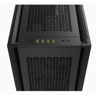 Corsair Tempered Glass PC Case 7000D AIRFLOW Side window, Black, Full-Tower, Power supply included No