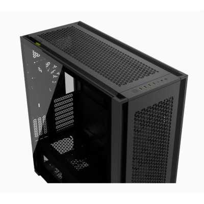 Corsair Tempered Glass PC Case 7000D AIRFLOW Side window, Black, Full-Tower, Power supply included No