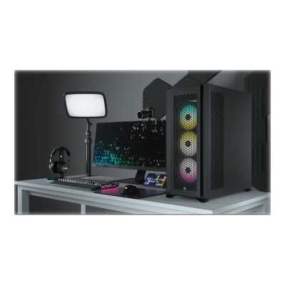 Corsair Tempered Glass PC Case 7000D AIRFLOW Side window, Black, Full-Tower, Power supply included No