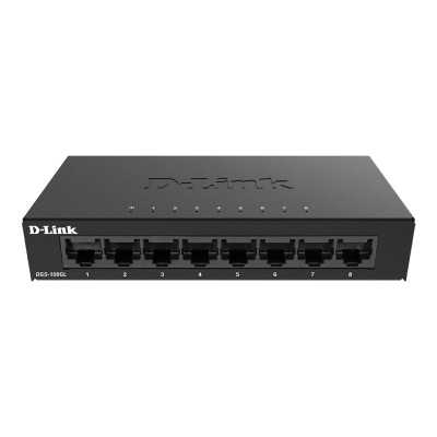 D-Link Switch DGS-108GL/E Unmanaged, Desktop, 1 Gbps (RJ-45) ports quantity 8