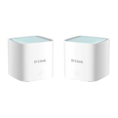 D-Link EAGLE PRO AI AX1500 Mesh System M15-2 (2-pack) 802.11ax, 1200+300 Mbit/s, 10/100/1000 Mbit/s, Ethernet LAN (RJ-45) ports 