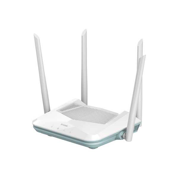 D-Link AX1500 Smart Router R15 802.11ax, 1200+300 Mbit/s, 10/100/1000 Mbit/s, Ethernet LAN (RJ-45) prievadai 3, tinklelio palaik