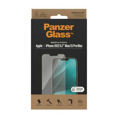 PanzerGlass Screen protector, Apple, iPhone 14 Plus/13 Pro Max, Glass, Transparent