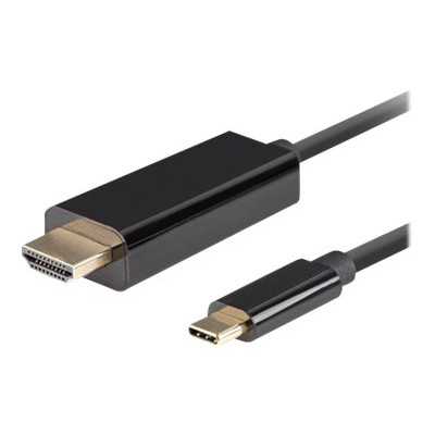 Lanberg USB-C to HDMI Cable, 0.5 m 4K/60Hz, Black