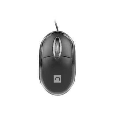 Natec Mouse, Vireo 2, Wired, 1000 DPI, Optical, Black