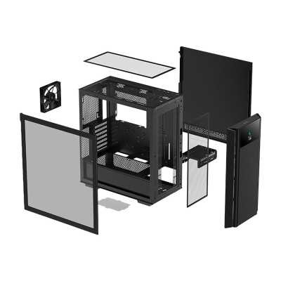 Deepcool MESH DIGITAL TOWER CASE CH510 Side window, Black, Mid-Tower, Power supply included No