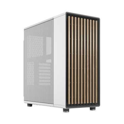 Fractal Design North Chalk White, Power supply included No