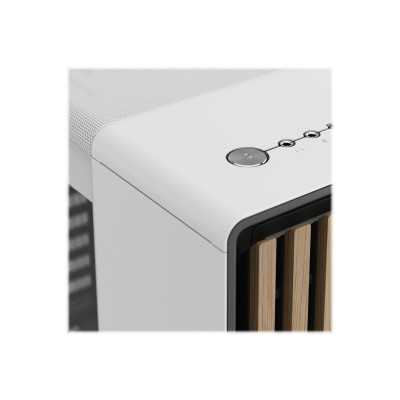 Fractal Design North Chalk White TG Clear Tint