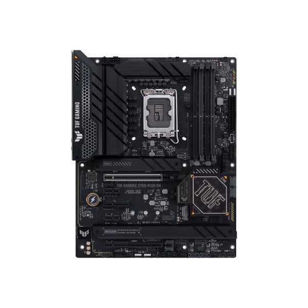 Asus TUF GAMING Z790-PLUS D4 Procesorių šeima Intel , Procesoriaus lizdas LGA1700, DDR4 DIMM, 4 atminties lizdai, Palaikomas kie