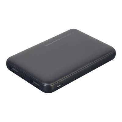 Gembird Power Bank PB05-02 5000 mAh, Black, 10 W