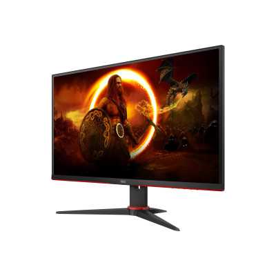 AOC Monitor Q27G2E/BK 27 ", VA, QHD, 2560 x 1440, 16:9, 1 ms, 250 cd/m , Black/Red, 155 Hz, HDMI ports quantity 2