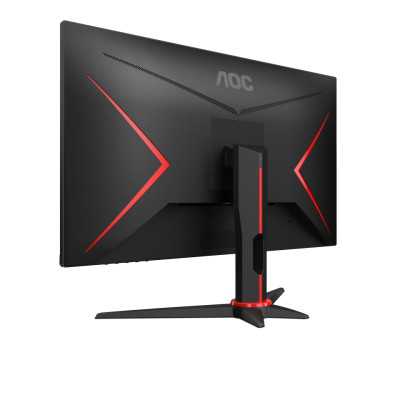 AOC Monitor Q27G2E/BK 27 ", VA, QHD, 2560 x 1440, 16:9, 1 ms, 250 cd/m , Black/Red, 155 Hz, HDMI ports quantity 2