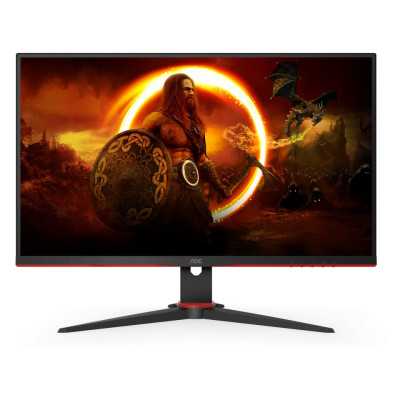 AOC Monitor Q27G2E/BK 27 ", VA, QHD, 2560 x 1440, 16:9, 1 ms, 250 cd/m , Black/Red, 155 Hz, HDMI ports quantity 2