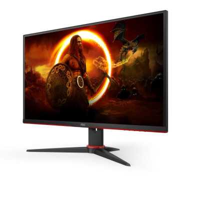 AOC Monitor Q27G2E/BK 27 ", VA, QHD, 2560 x 1440, 16:9, 1 ms, 250 cd/m , Black/Red, 155 Hz, HDMI ports quantity 2