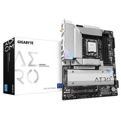 Gigabyte Z790 AERO G 1.0 M/B Processor family Intel, Processor socket LGA1700, DDR5 DIMM, Memory slots 4, Supported hard disk dr