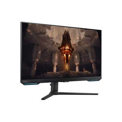 Samsung Flat Monitor LS32BG700EUXEN 32 ", IPS, UHD, 3840 x 2160, 16:9, 1 ms, 300 cd/m , Black, 144 Hz, HDMI ports quantity 2