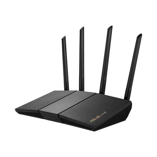 Asus Wireless AX3000 Dual Band WiFi 6 RT-AX57 802.11ax, 2402+574 Mbit/s, 10/100/1000 Mbit/s, Ethernet LAN (RJ-45) prievadai 4, a