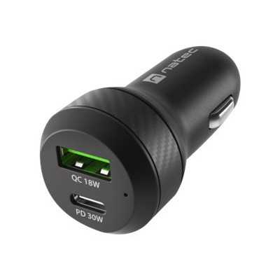 Natec Car Charger Coney Black