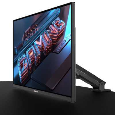 Gigabyte Arm Edition Gaming Monitor M32U AE-EK 32 ", IPS, UHD, 3840 x 2160, 16:9, 1 ms, 350 cd/m , Black, 144 Hz, HDMI ports qua