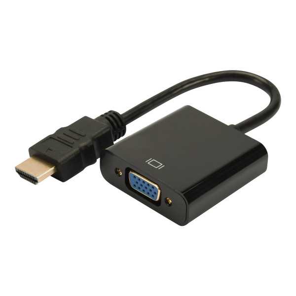 Digitus HDMI to VGA converter adapter DA-70461 Black