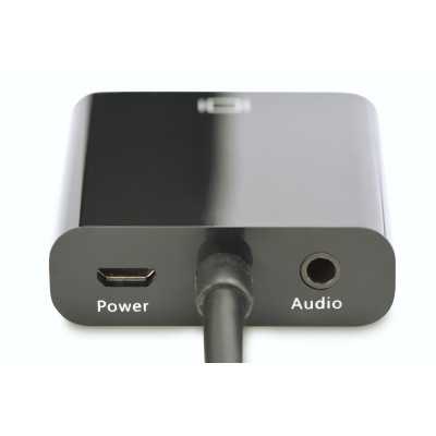 Digitus HDMI to VGA converter adapter DA-70461 Black