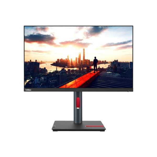 Lenovo ThinkVision P24h-30 23,8 colio, IPS, 2K QHD, 2560 x 1440, 16:9, 6 ms, 300 cd/m, juoda, 4x USB 3.2 Gen 1 (1x BC 1.2), 1x U