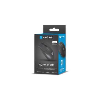 Natec Mouse Ruff Plus Wired, Black