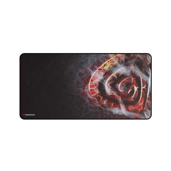 Genesis Mouse Pad Carbon 500 MAXI LAVA G2 Edition, Multicolor, 450 x 900 x 2.5 mm