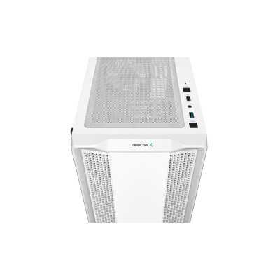 Deepcool ARGB Micro-ATX CASE CC360 White, Mini-ITX / Micro-ATX, 4, Power supply included No, 1x USB3.0, 1x USB2.0, 1x Audio, ABS