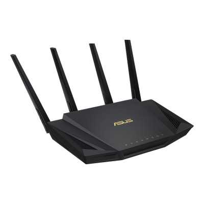 Asus Wireless Wifi 6 Dual Band Gigabit Router RT-AX58U 802.11ax, 2402+574 Mbit/s, 10/100/1000 Mbit/s, Ethernet LAN (RJ-45) ports