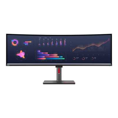 Lenovo ThinkVision P49w-30 49 ", IPS, 5120 x 1440, 32:9, 4 ms, 350 cd/m , Black, 1x Thunderbolt 4 Out, 1x Thunderbolt 4 In, 4x U