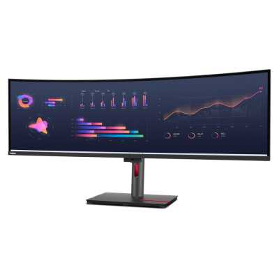 Lenovo ThinkVision P49w-30 49 ", IPS, 5120 x 1440, 32:9, 4 ms, 350 cd/m , Black, 1x Thunderbolt 4 Out, 1x Thunderbolt 4 In, 4x U