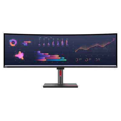 Lenovo ThinkVision P49w-30 49 ", IPS, 5120 x 1440, 32:9, 4 ms, 350 cd/m , Black, 1x Thunderbolt 4 Out, 1x Thunderbolt 4 In, 4x U