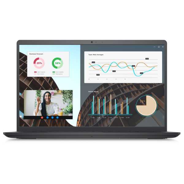 Dell Vostro 15 3530 Black, 15.6 ", WVA, FHD, 1920 x 1080, Anti-glare, Intel Core i5, i5-1335U, 8 GB, SSD 256 GB, Intel UHD Graph