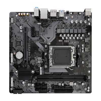 Gigabyte A620M H 1.0 M/B Processor family AMD, Processor socket AM5, DDR5 DIMM, Memory slots 2, Supported hard disk drive interf