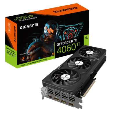 Gigabyte GV-N406TGAMING OC-16GD 1.0 NVIDIA, 16 GB, GeForce RTX 4060, GDDR6, PCI-E 4.0, HDMI ports quantity 2, Memory clock speed