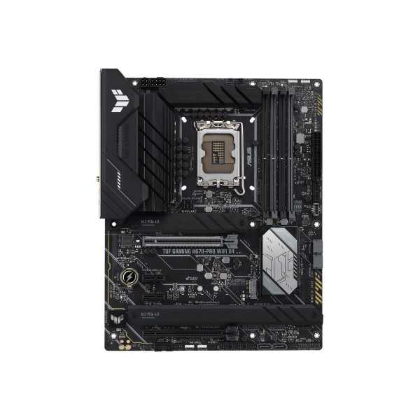 Asus TUF GAMING H670-PRO WIFI D4 Processor family Intel, Processor socket LGA1700, DDR4 DIMM, Memory slots 4, Supported hard dis