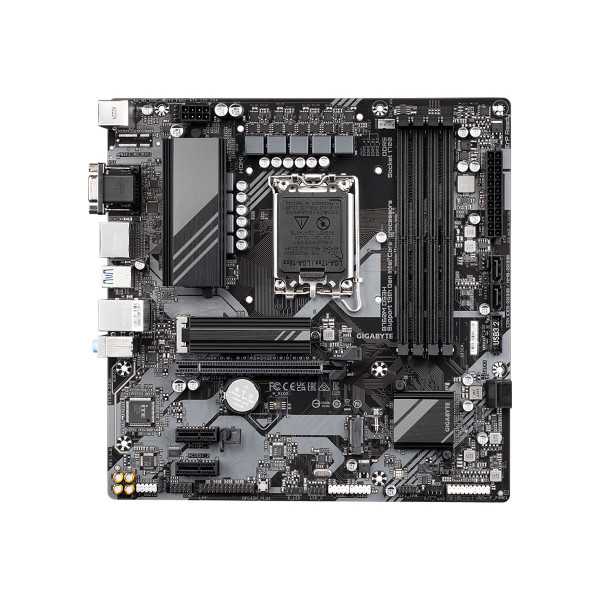 Gigabyte B760M DS3H 1.0 M/B procesorių šeima Intel , Procesoriaus lizdas LGA1700, DDR4 DIMM, 4 atminties lizdai, Palaikomas stan