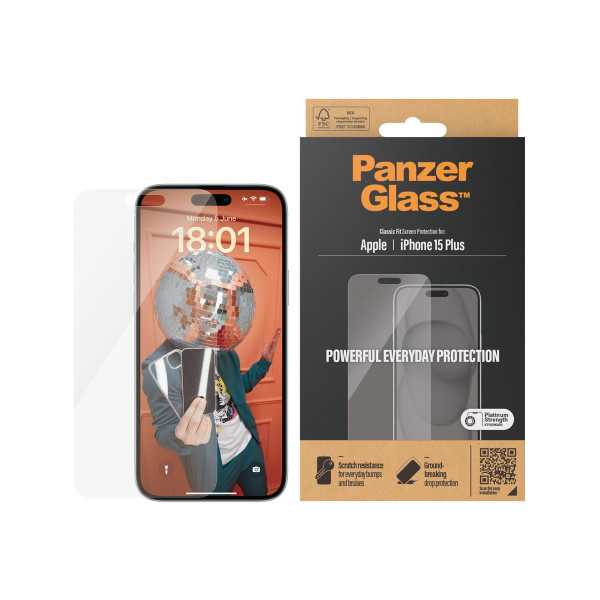 PanzerGlass ekrano apsauga iPhone 2023 6.7 |Classic Fit