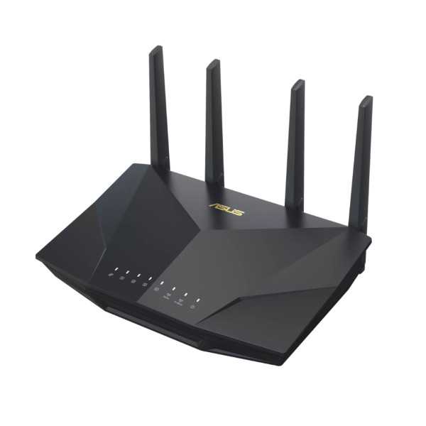 Asus Wireless WiFi 6 Dviejų juostų išplečiamas maršrutizatorius RT-AX5400 802.11ax, 5400 Mbit/s, Ethernet LAN (RJ-45) prievadai 