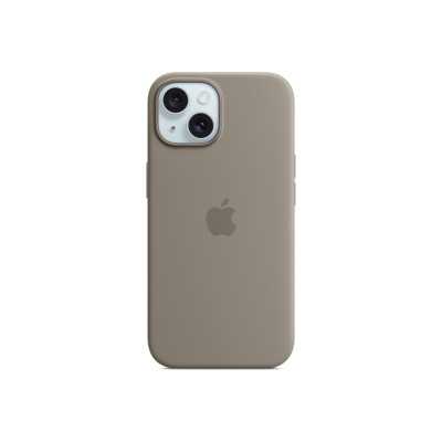 Apple iPhone 15 Silicone Case with MagSafe - Clay