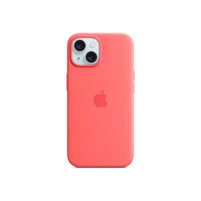 Apple iPhone 15 Silicone Case with MagSafe - Guava