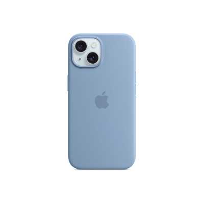 Apple iPhone 15 Silicone Case with MagSafe - Winter Blue