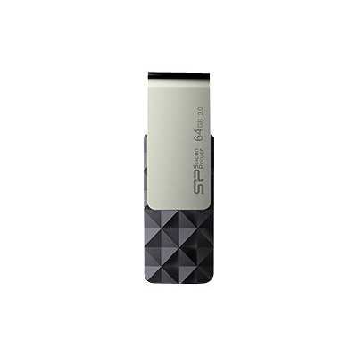 Silicon Power Blaze B30 64 GB, USB 3.0, Black