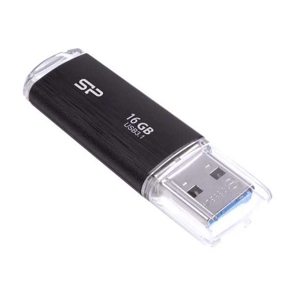 Silicon Power Blaze B02 16 GB, USB 3.0, juoda