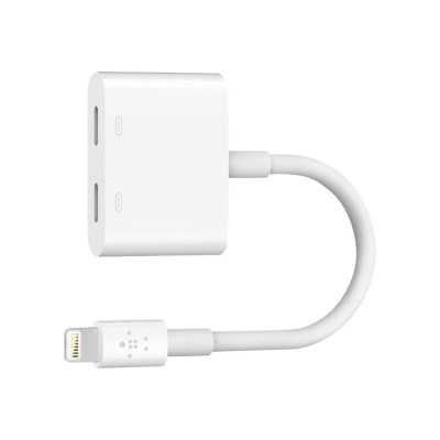 Belkin Lightning Audio + Charge RockStar Cable, 11.5 cm, White F8J198btWHT