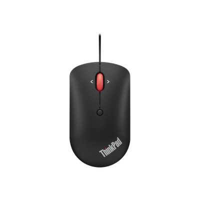 Lenovo ThinkPad USB-C Wired Compact Mouse Raven black, USB-C