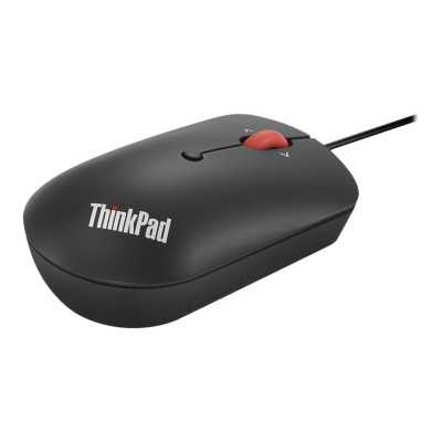 Lenovo ThinkPad USB-C Wired Compact Mouse Raven black, USB-C