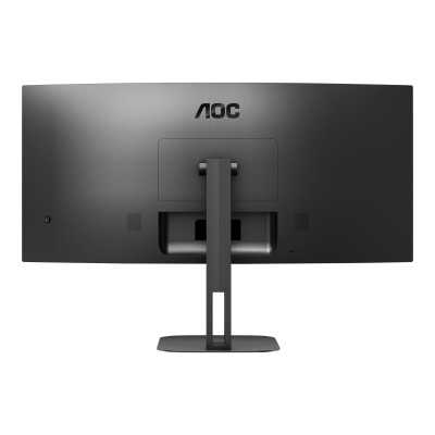 AOC Curved Monitor CU34V5C/BK 34 ", VA, WQHD, 3440 x 1440, 21:9, 4 ms, 300 cd/m , HDMI ports quantity 1, 100 Hz